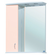 Зеркало-шкаф Bellezza Астра 60 L бежевый левое, с полками