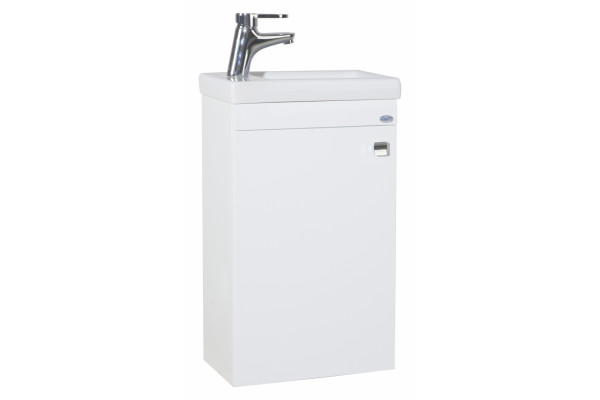 Тумба для комплекта Bellezza Комо 40 белая подвесная, с дверками
