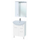 Тумба с раковиной Bellezza Уют 60 1 ящик белая, напольная, ручки хром