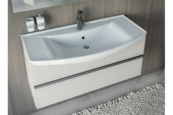 Мебельная раковина Bellezza Kirovit Стиль 1050 цвет белый, на тумбу
