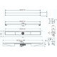 Душевой лоток Berges Wasserhaus C1 Norma 090039 80 см хром, в пол около стены