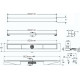 Душевой лоток Berges Wasserhaus C1 Norma 090139 80 см хром, в пол около стены