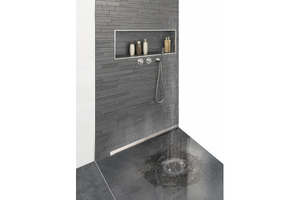 Душевой лоток Berges Wasserhaus Wall 091157 100 см хром, в стену