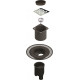 Душевой трап Berges Wasserhaus Platz Antik 090061 15x15 см хром, в пол около стены