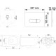 Комплект Berges Wasserhaus Novum 043201 цвет белый,  в современном стиле