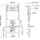 Комплект Berges Wasserhaus Novum 043233 кнопка хром в современном стиле
