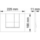 Система инсталляции для унитазов Berges Wasserhaus Novum 040243 с кнопкой смыва, хром глянец, 52.5x17.5x139 см