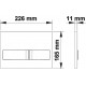 Система инсталляции для унитазов Berges Wasserhaus Novum 040214 с кнопкой смыва, белая, 52.5x17.5x139 см