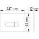 Система инсталляции для унитазов Berges Wasserhaus Novum 040231 с кнопкой смыва, белая, 52.5x17.5x139 см