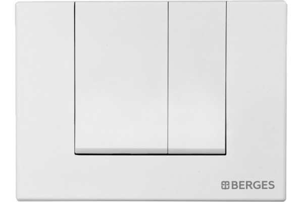 Система инсталляции для унитазов Berges Wasserhaus Novum 040241 с кнопкой смыва, белая, 52.5x17.5x139 см