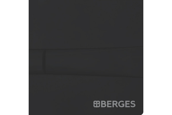 Система инсталляции для унитазов Berges Wasserhaus Novum 040255 с кнопкой смыва, черная, 52.5x17.5x139 см