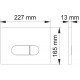 Система инсталляции для унитазов Berges Wasserhaus Novum 040235 с кнопкой смыва, черная, 52.5x17.5x139 см