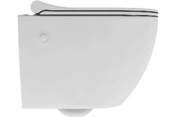 Унитаз подвесной Berges Wasserhaus Okus 082127 с микролифтом, белый, овальный, 35x48 см