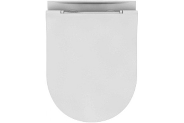 Унитаз подвесной Berges Wasserhaus Okus 082127 с микролифтом, белый, овальный, 35x48 см