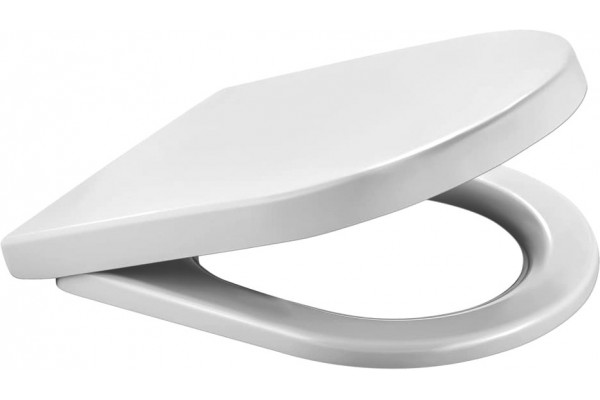 Унитаз подвесной Berges Wasserhaus Ego Rimless 082122 с микролифтом, белый, овальный, 37x49 см