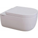Унитаз подвесной Berges Wasserhaus Ego XL Rimless 082124 с микролифтом, белый, овальный, 36x54 см