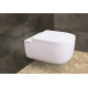 Унитаз подвесной Berges Wasserhaus Ego XL Rimless 082124 с микролифтом, белый, овальный, 36x54 см