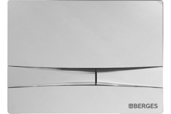 Кнопка смыва Berges Wasserhaus Novum F3 хром, глянец, механическая