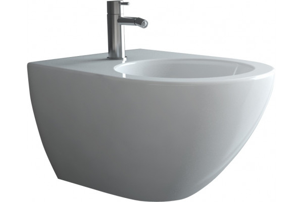 Биде подвесное Berges Wasserhaus Puma 082023 цвет белый, овальное, 36.5x51 см