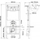 Комплект Berges Wasserhaus Novum 043266 кнопка белая цвет белый,  в современном стиле
