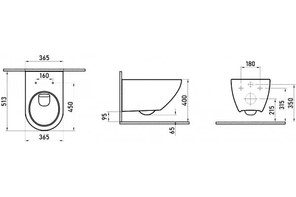 Унитаз подвесной Berges Wasserhaus Puma Rimless 082131 с микролифтом, белый, овальный, 36.5x51.3 см