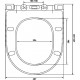 Унитаз подвесной Berges Wasserhaus Puma Rimless 082131 с микролифтом, белый, овальный, 36.5x51.3 см