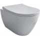 Унитаз подвесной Berges Wasserhaus Mascon Rimless 082128 с микролифтом, белый, овальный, 36x57 см
