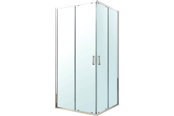 Душевой уголок Berges Wasserhaus Solo 061107 90х90 квадратный, двери раздвижные