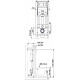 Система инсталляции для унитазов Berges Wasserhaus Atom 410 кнопка черная 41x37.5x138.5 см,  в современном стиле