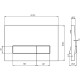 Система инсталляции для унитазов Berges Wasserhaus Atom Line 410 кнопка хром 41x27.5x138.5 см,  в современном стиле