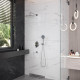 Душевой комплект Berges Wasserhaus Ventas 3O 073009 С ВНУТРЕННЕЙ ЧАСТЬЮ, хром, шланг металлический 150 см