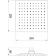 Душевой комплект Berges Wasserhaus Ventas 3S 073005 С ВНУТРЕННЕЙ ЧАСТЬЮ, хром, шланг металлический 150 см, 1 режим