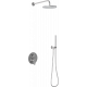 Душевой комплект Berges Wasserhaus Ventas 2R 073003 С ВНУТРЕННЕЙ ЧАСТЬЮ, хром, шланг металлический 150 см, 1 режим