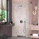 Душевой комплект Berges Wasserhaus Ventas 2R 073003 С ВНУТРЕННЕЙ ЧАСТЬЮ, хром, шланг металлический 150 см, 1 режим