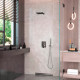 Душевой комплект Berges Wasserhaus Ventas 2S 073001 С ВНУТРЕННЕЙ ЧАСТЬЮ, хром, шланг металлический 150 см