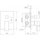 Душевой комплект Berges Wasserhaus Ventas 2S 073001 С ВНУТРЕННЕЙ ЧАСТЬЮ, хром, шланг металлический 150 см