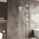Душевой комплект Berges Wasserhaus Nardis 3R 071007 С ВНУТРЕННЕЙ ЧАСТЬЮ, хром, шланг металлический 150 см