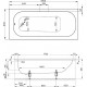 Стальная ванна Bette Form 2951-000 AD 190x80 прямоугольная, встраиваемая