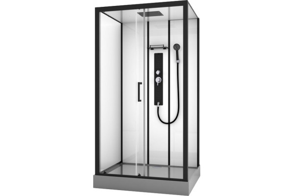 Душевая кабина Black&White Galaxy G8008 900х1150х2150 прямоугольная, поддон низкий