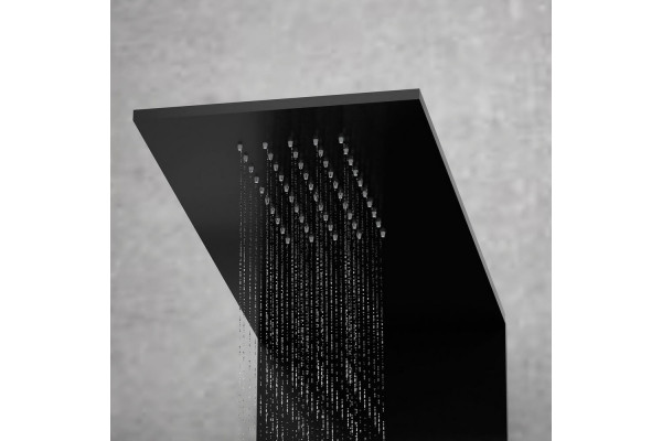 Душевая кабина Black&White Galaxy G8708 прямоугольная, поддон низкий, стекло прозрачное