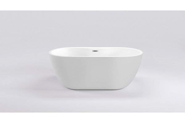 Акриловая ванна Black&White Swan SB111 овальная, отдельностоящая, объем 240 л.