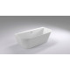 Акриловая ванна Black&White Swan SB115 овальная, отдельностоящая, объем 200 л.