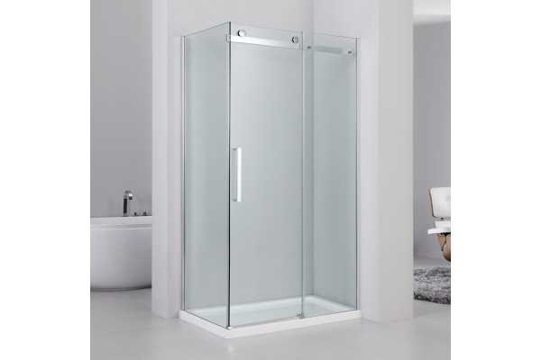 Душевой уголок Black&White Stellar Wind S208 800х1000 прямоугольный, двери раздвижные