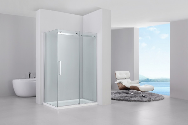 Душевой уголок Black&White Stellar Wind S208 900х1200 прямоугольный, двери раздвижные