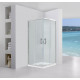 Душевой уголок Black&White Stellar Wind S102 800х800 квадратный, двери раздвижные