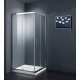 Душевой уголок Black&White Stellar Wind S102 800х800 квадратный, двери раздвижные
