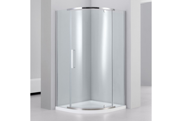Душевой уголок Black&White Stellar Wind S301 1000х1000 четверть круга, двери распашные