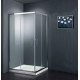 Душевой уголок Black&White Stellar Wind S102 900х900 квадратный, двери раздвижные