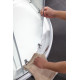 Душевой уголок Black&White Stellar Wind S101 800х800 четверть круга, двери раздвижные