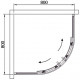 Душевой уголок Black&White Stellar Wind S101 800х800 четверть круга, двери раздвижные
